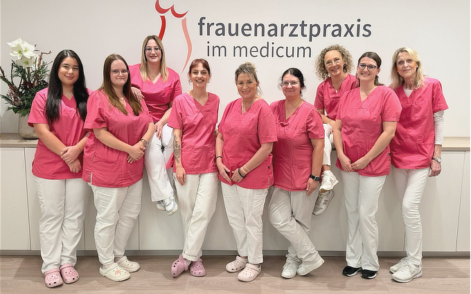 Unser Praxisteam der Frauenarztpraxis im Medicum